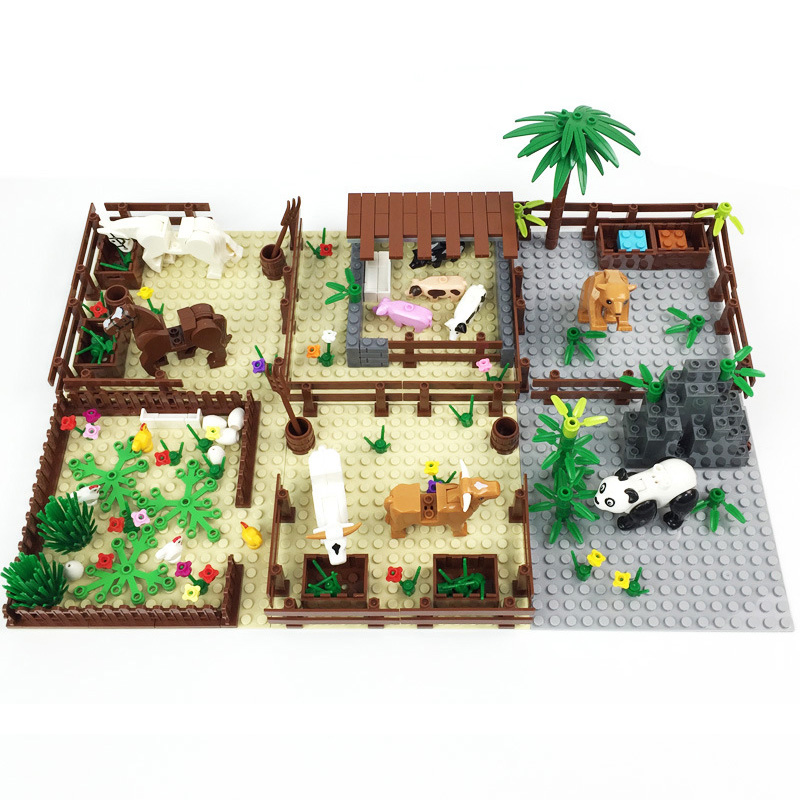 Lego Set Creator - Набор строительных блоков City MOC: Фермерская