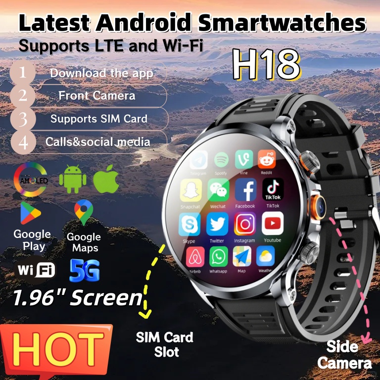 Graded Card Display - НОВЫЕ умные часы 4G Android H18