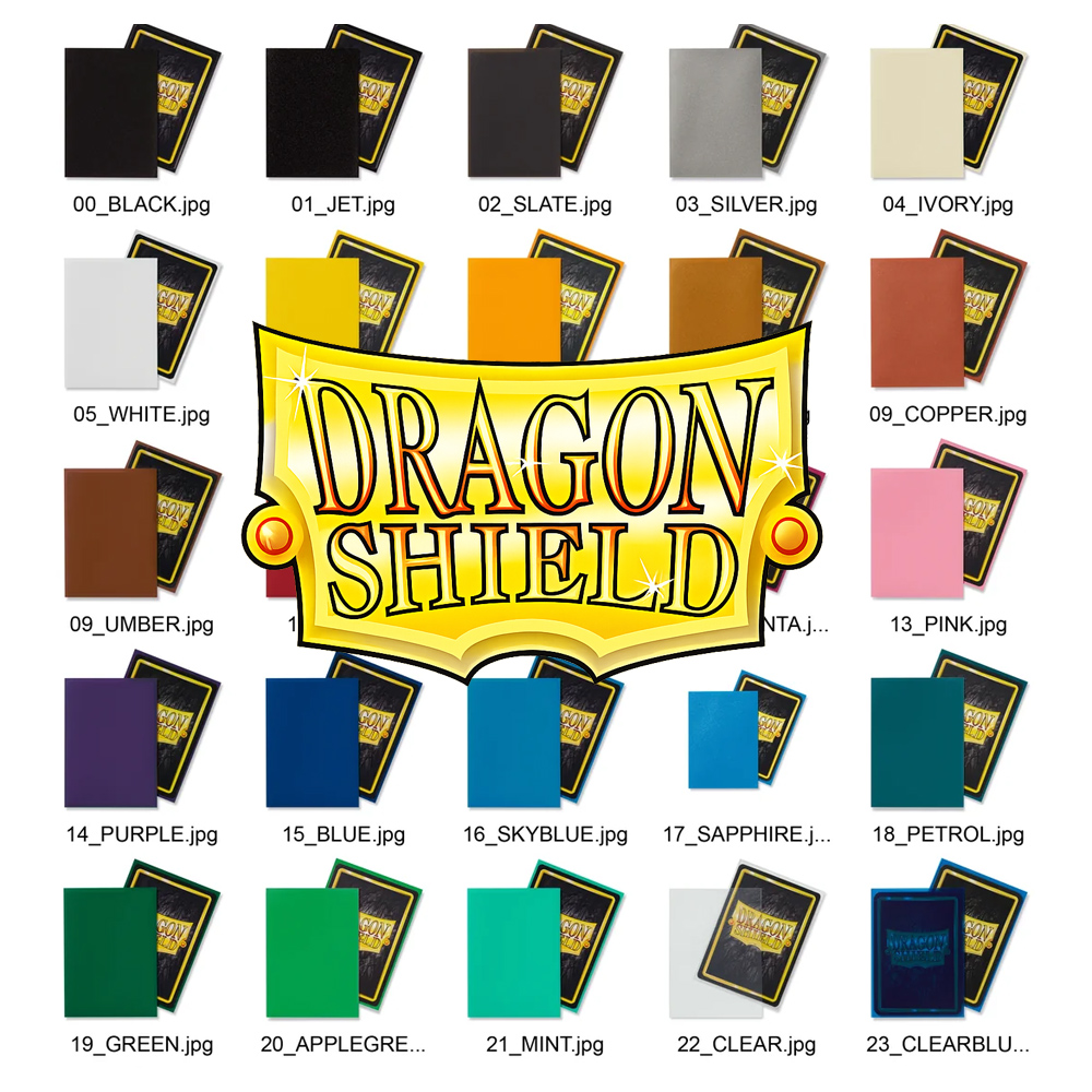 Card Penny Sleeve - 100 матовых протекторов для карт Dragon