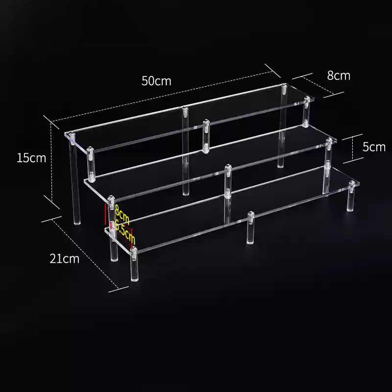 Pop Display Shelf - Акриловая полка для дисплея, 3-х уровневая