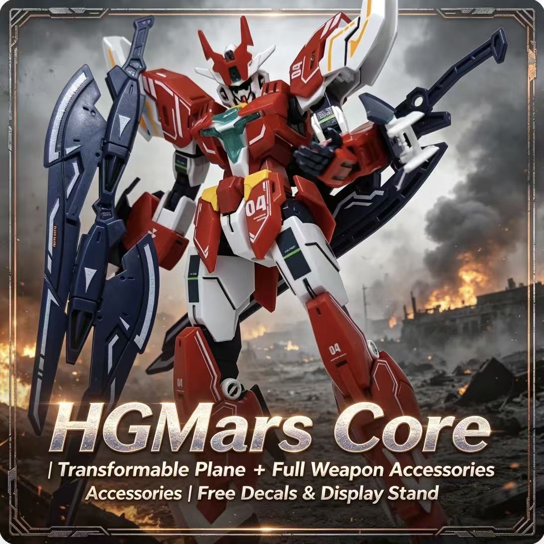Bandai Model Gundam Hg - 008A HG 1/144 Меха-трансформер «Марсианский Воин»