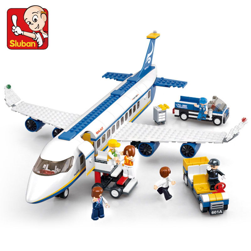 Lego Set Creator - SLUBAN городской авиационный самолет в аэропорту,