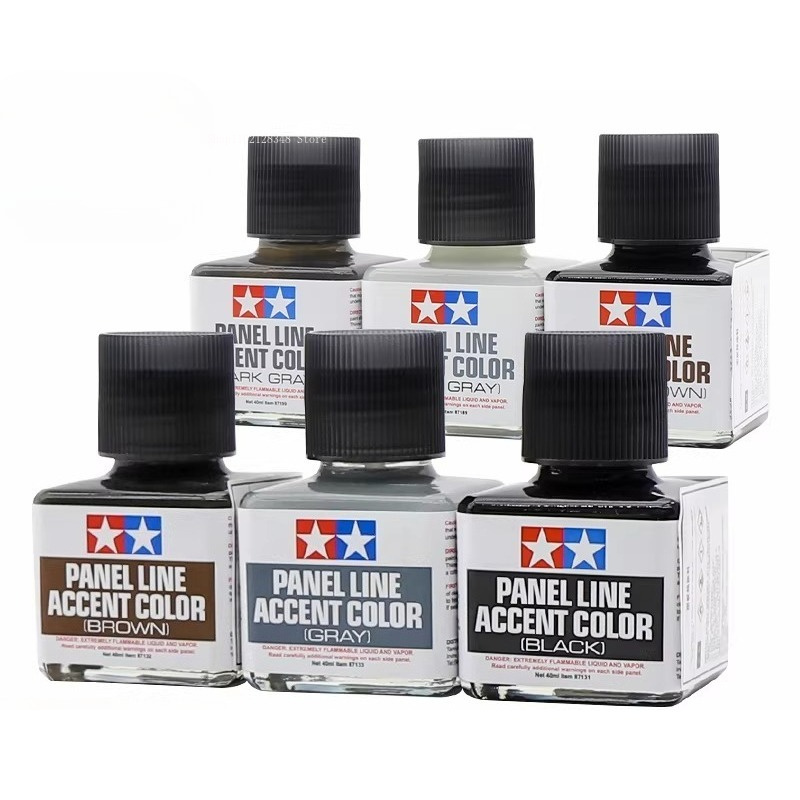 Краска-эмаль Panel Line Accent – обзор и цена Tamiya Model Paint Set