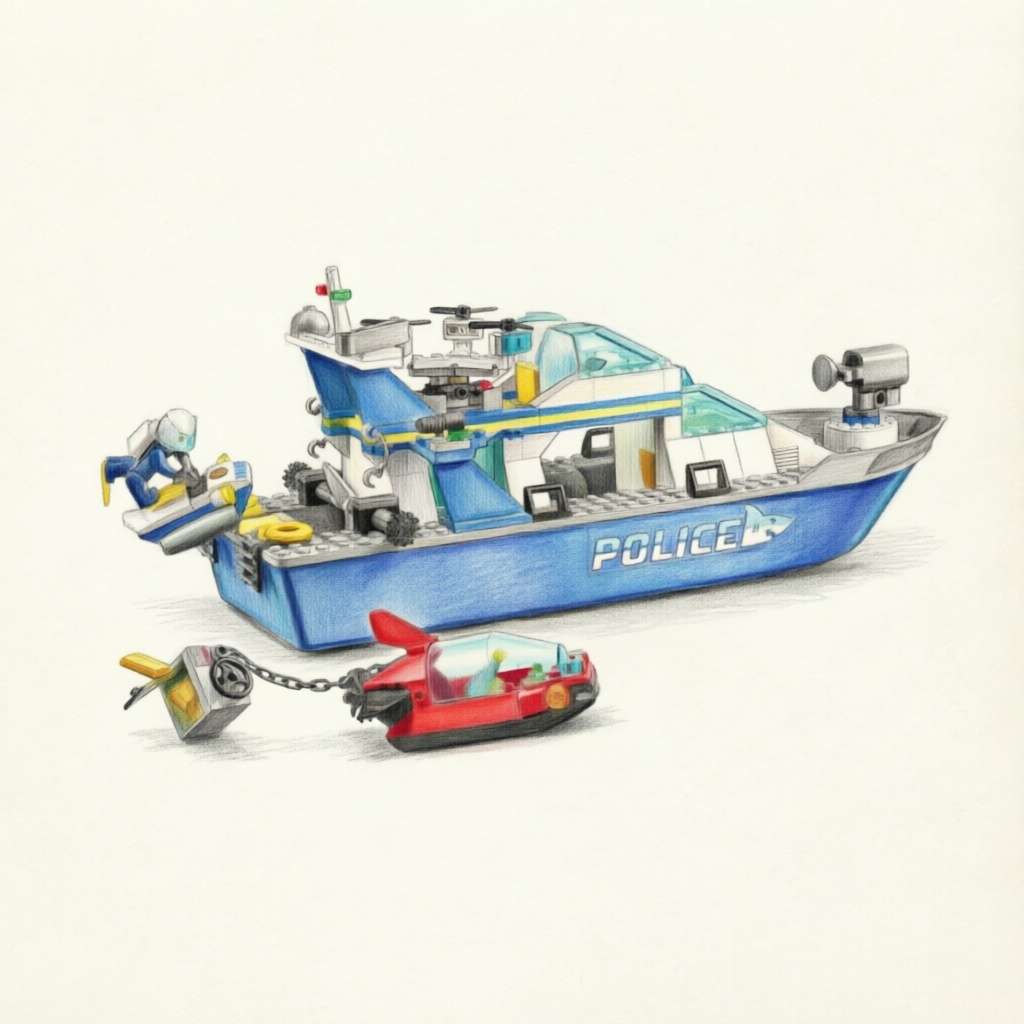 Конструктор City Series: Полиц – обзор и цена Lego Set Creator