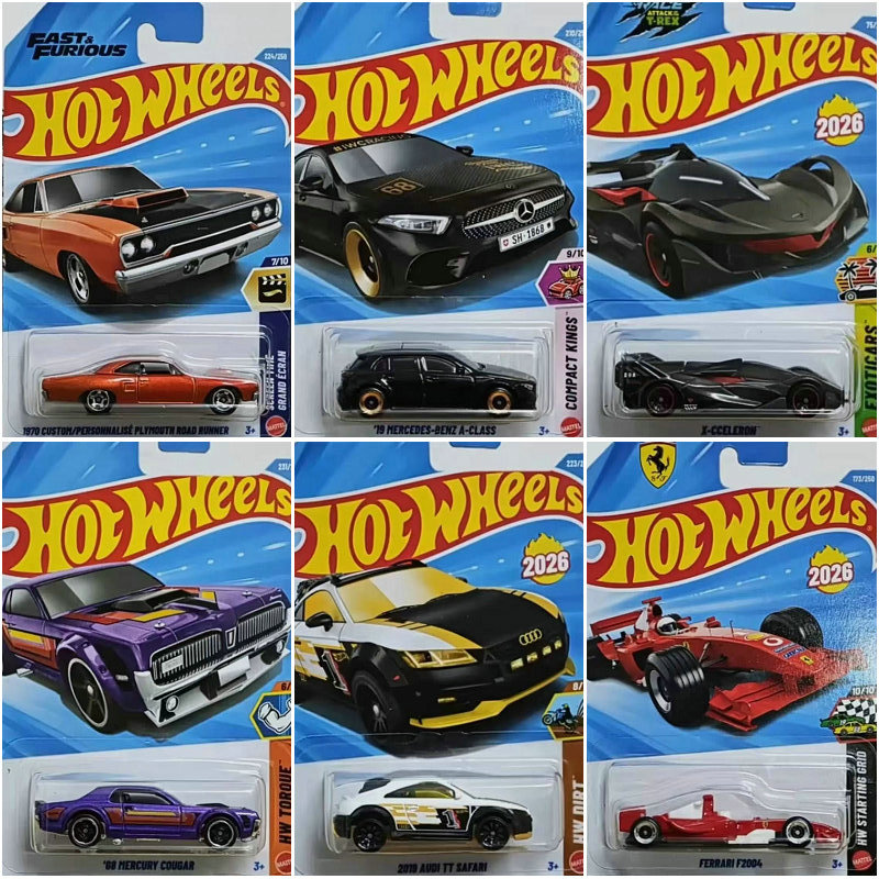 В наличии: Hot Wheels 2026A-M, – обзор и цена Hot Wheels Car Mainline