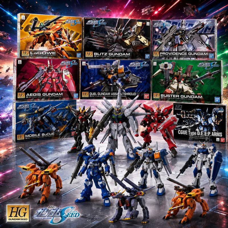 Конструктор Bandai HG SEED 1/1 – обзор и цена Bandai Model Gundam Hg